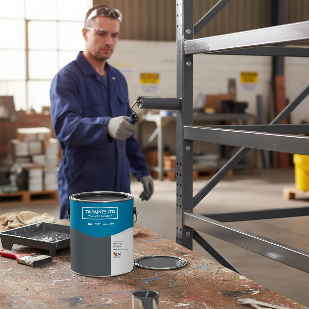 Premium Universal PU Enamel Iron Grey Paint, Quick-Drying, Durable Finish for Indoor and Outdoor Use in Various Sizes