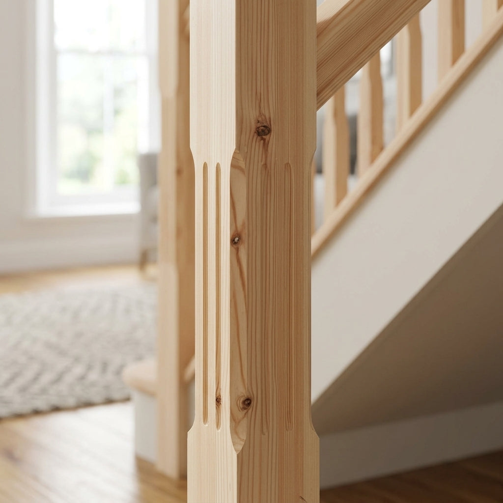 90mm Peg - Pine Embleton NT210 - Unsanded (view 2)