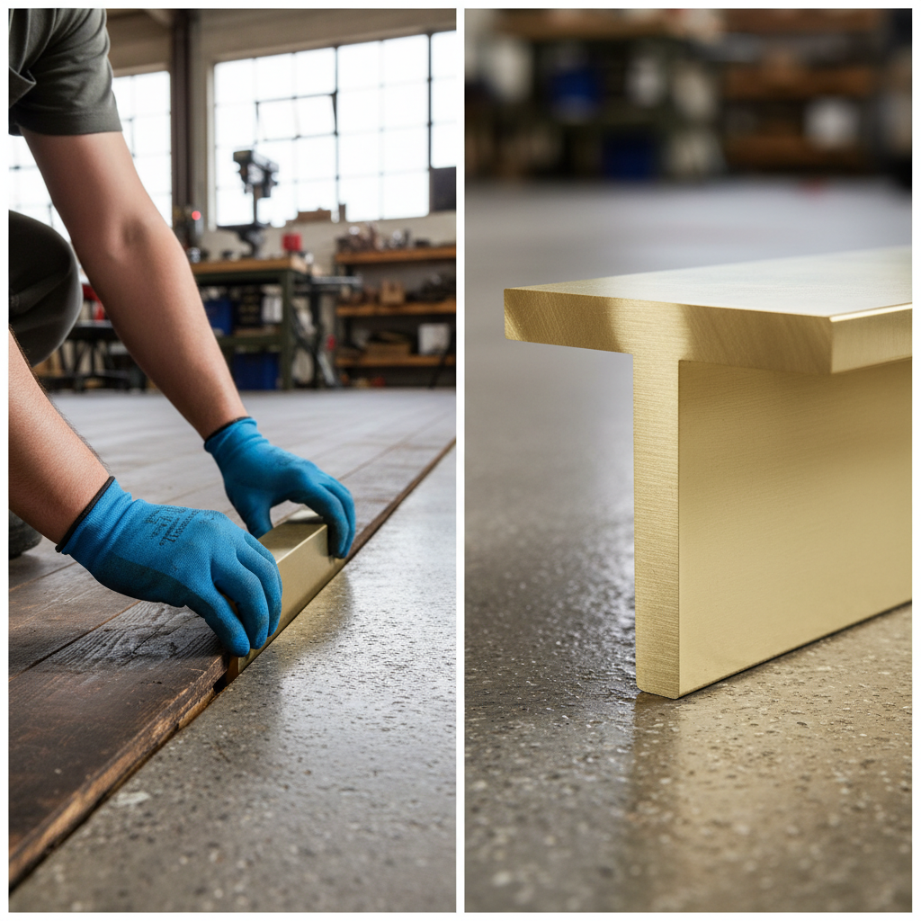 Premium Brass T-Section 12.7mm x 12.7mm x 3.2mm - High Strength and Corrosion Resistant for Decorative Applications
