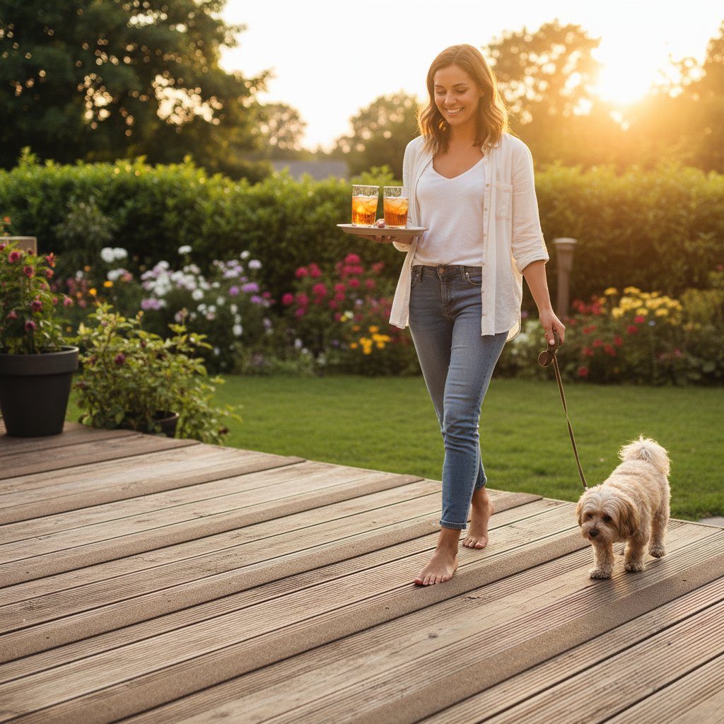 Premium 50mm Wide Non-Slip Anti-Skid Decking Strips - High-Performance Safety for Outdoor Spaces with Easy Installation