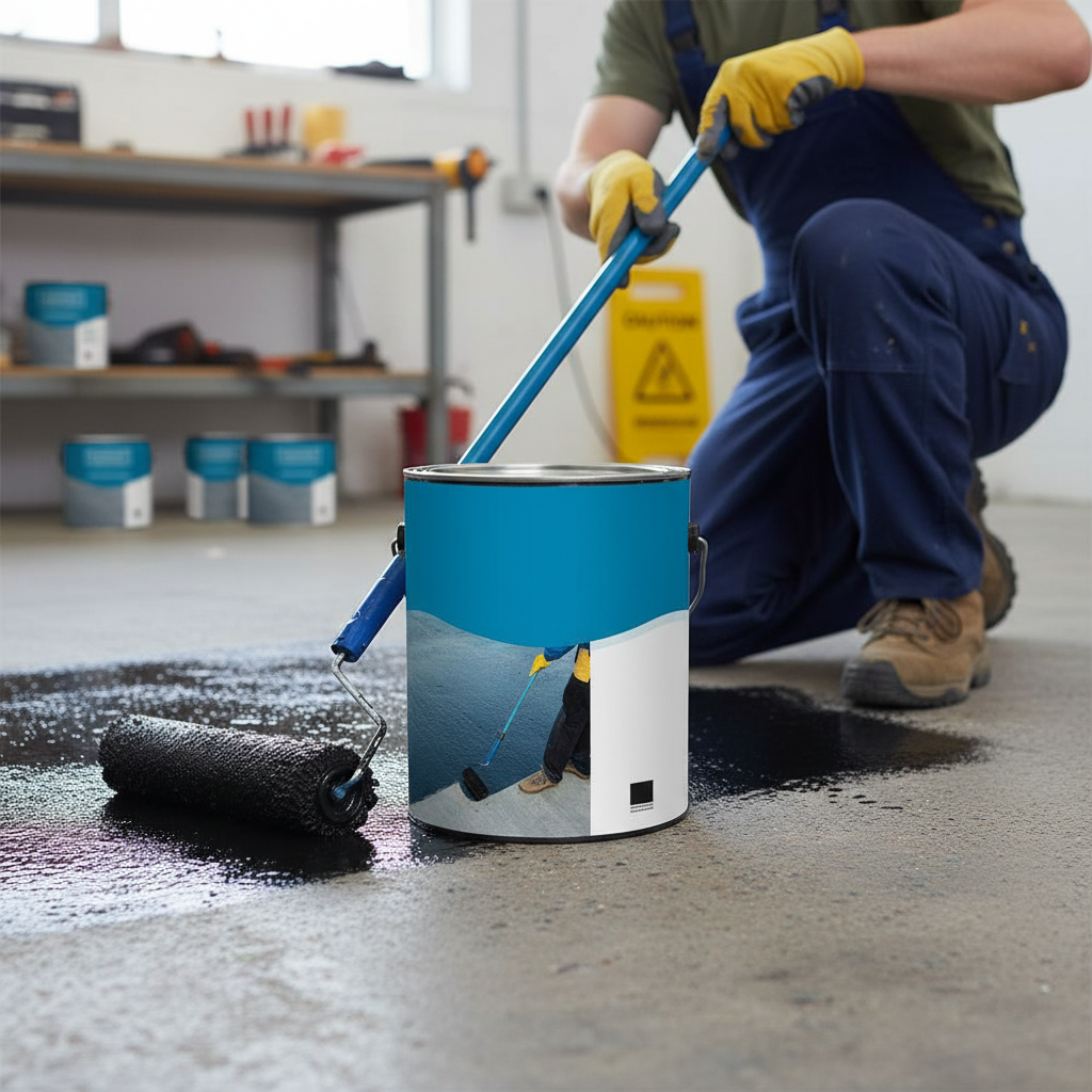 Premium Bitumen Paint for Concrete - High-Performance Waterproof Coating for Foundations and Structures