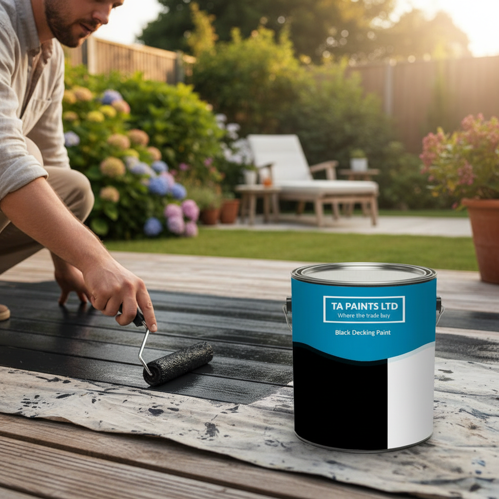 High-Performance Gloss Decking Paint - Durable Polyurethane Enamel for Waterproof and UV Protection in Home, Garden, and Marine Applications