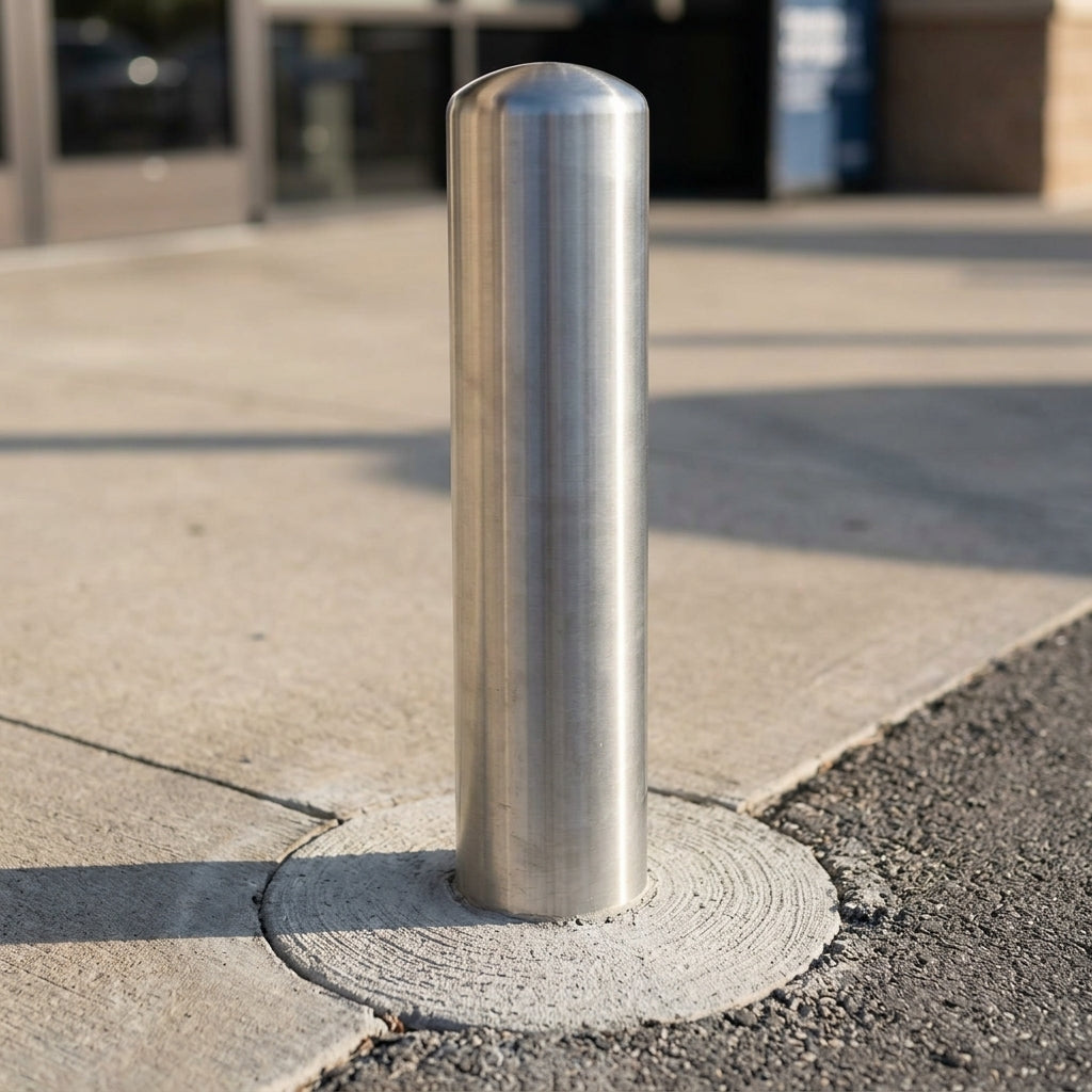 Crash-tested safety bollard, 15mph ASTM F3016 rated (view 2)