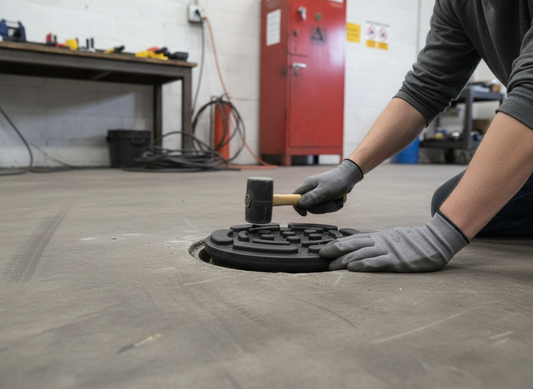 Premium Custom Moulding 122mm Diameter Vehicle Lift Pad - 1 kg Weight - High-Quality Professional Grade for Industrial and Commercial Applications