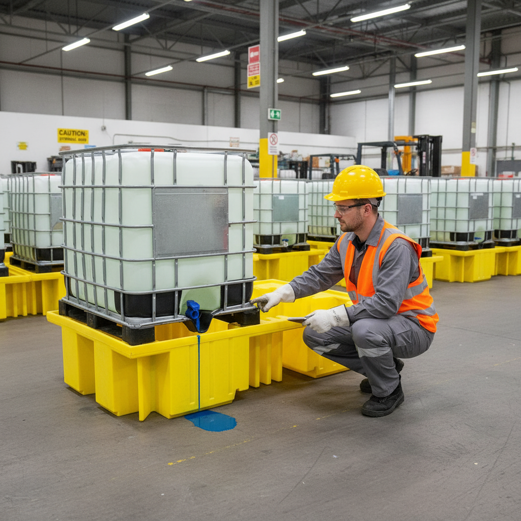 Double IBC Spill Pallet - BB4 ||1150ltr Sump Capacity