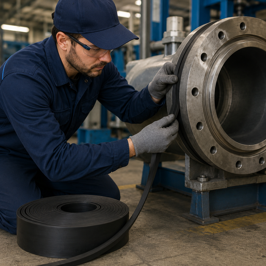 Genuine Rubber Strip 75° Hardness for Industrial Applications