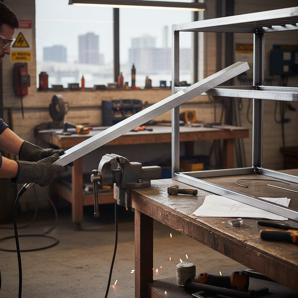 Premium Brushed Polished Aluminium Rectangular Tube 40mm x 20mm x 1.5mm for Architectural Applications