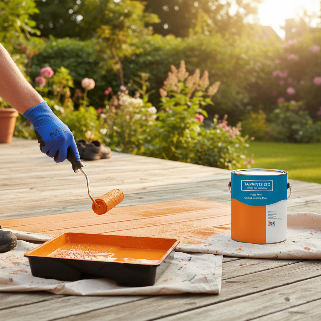 Premium Gloss Decking Paint - Durable, Waterproof, UV Resistant Polyurethane Enamel for Home, Garden, and Marine Use