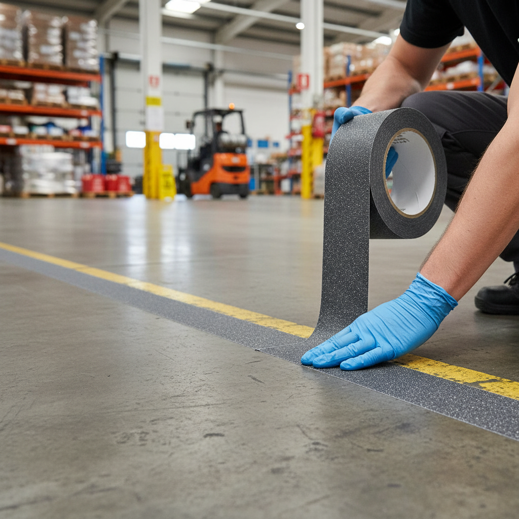 High-Performance Chemical-Resistant Anti-Slip Tape with Maximum Traction for Industrial and Commercial Safety