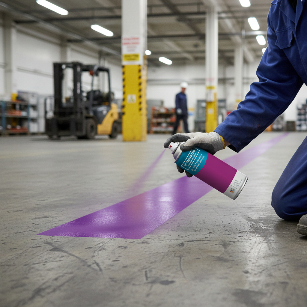 Premium Quick Drying Traffic Purple Spray Paint 400ml - UV Resistant, High Opacity, Easy Application for Durable Finish