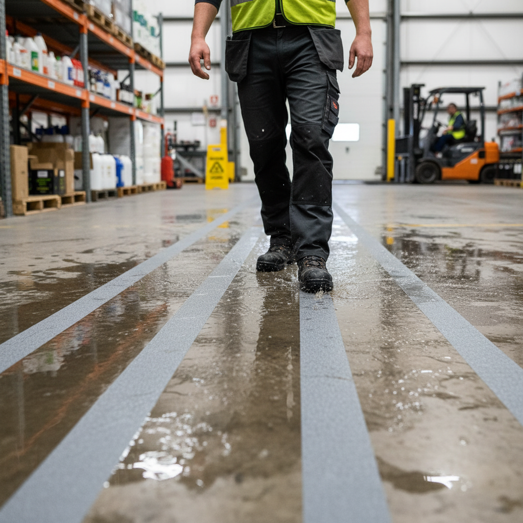 High-Performance Chemical-Resistant Anti-Slip Tape with Maximum Traction for Industrial and Commercial Safety