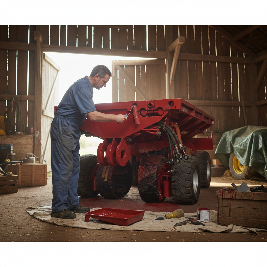Premium Agricultural 1K Polyurethane Paint - Versatile, Durable Topcoat for Tractor Trailers with Various Finishes
