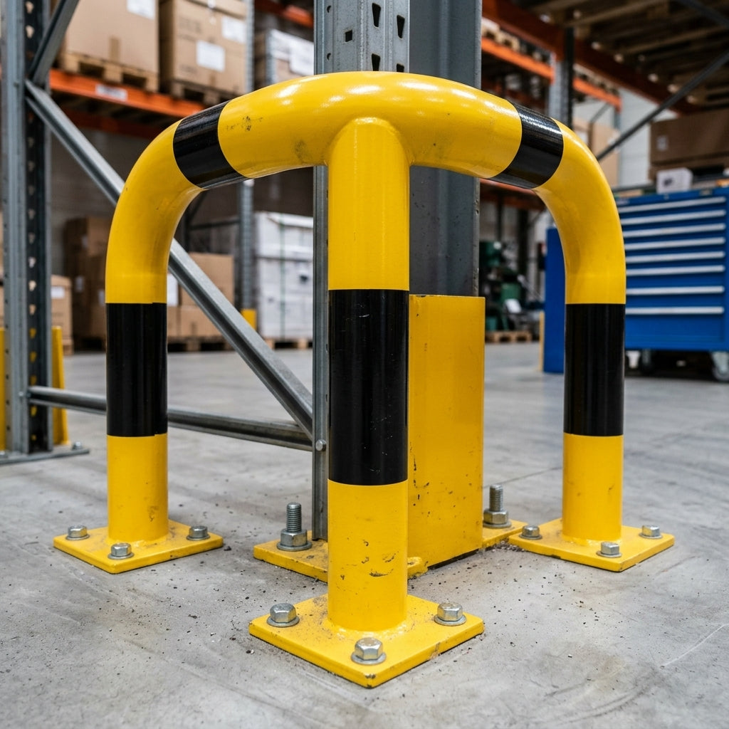 Corner Protection Guard – 350/600/1200mm – Galvanised & Powder Coated (view 2)