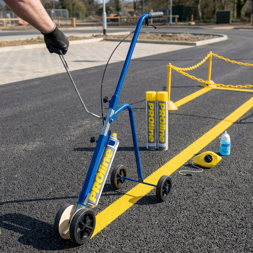 750ml Paint Line Marking Set – 50mm Lines, 50–90m Coverage