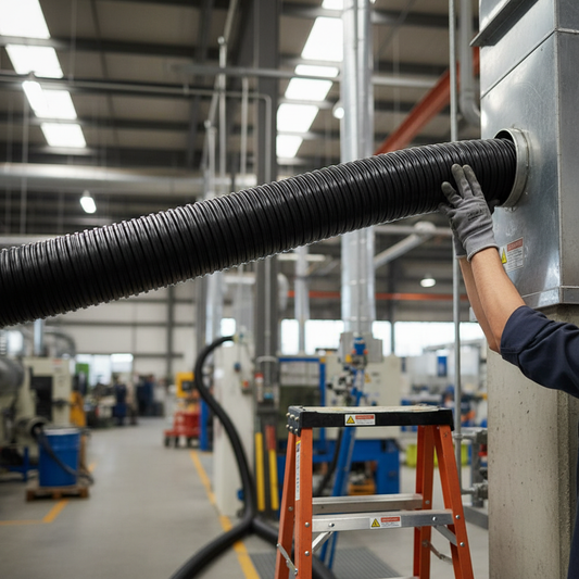 Premium Smooth Bore PVC Ducting - High-Performance, Flexible, and UL94VO Flame Retardant for Industrial Applications