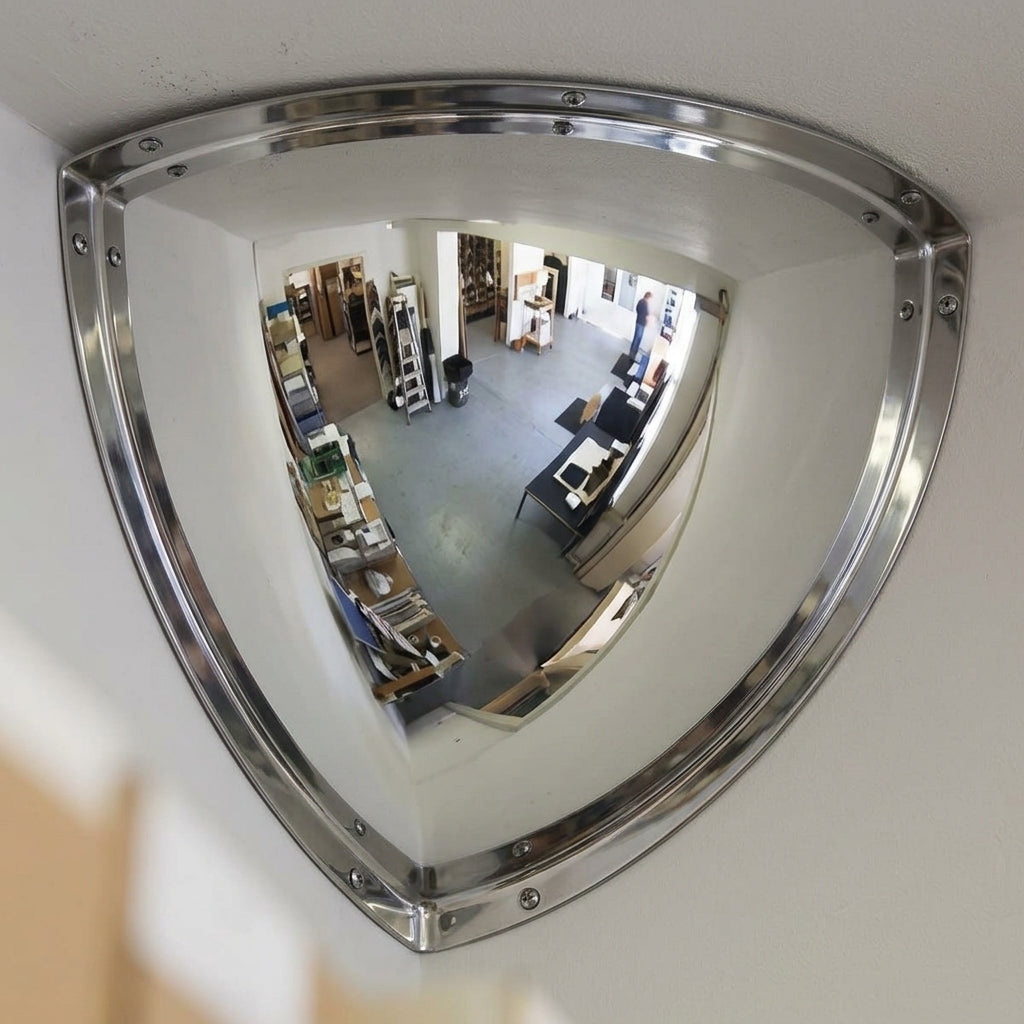 90° Acrylic Dome Convex Mirror – 600–1000mm Panoramic (view 2)