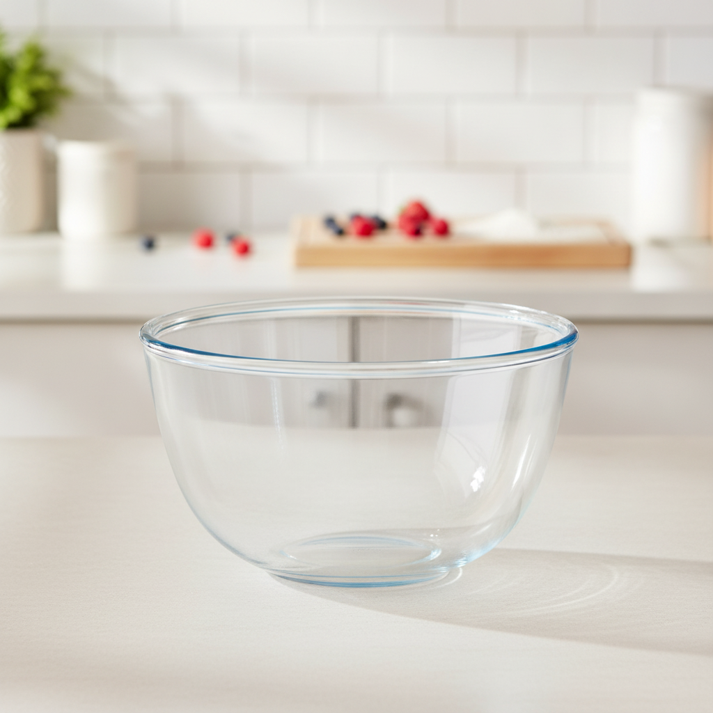 Glass Mixing Bowl 1.1L for Kitchen Use