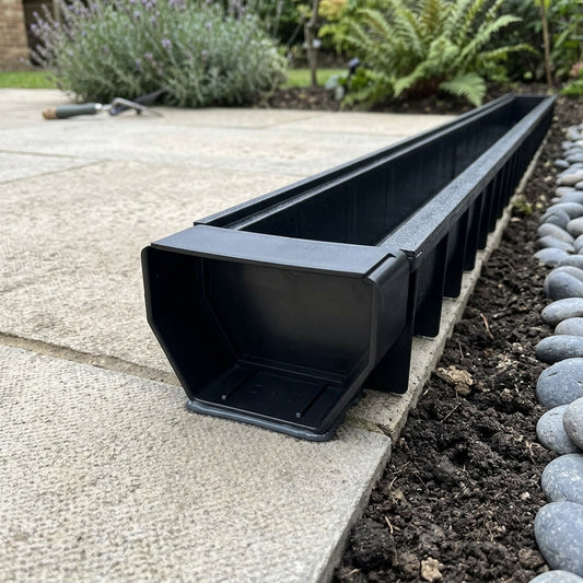 Drainage Channel End Cap for Seamless Sealing