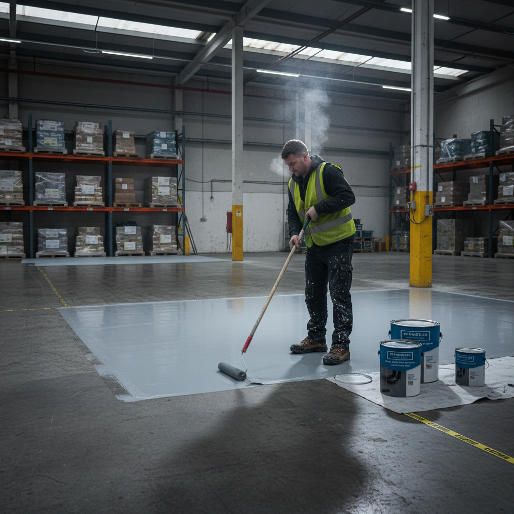 Premium Winter Grade Low Temperature Curing Two Pack Epoxy Floor Paint for Concrete and Metal Surfaces