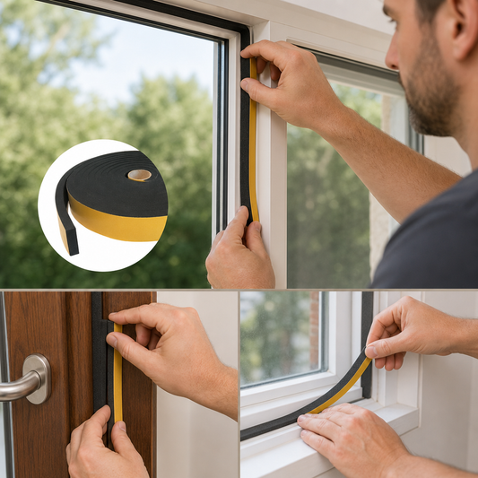 Self Adhesive Expanded Neoprene Sponge Strip for Sealing and Insulation