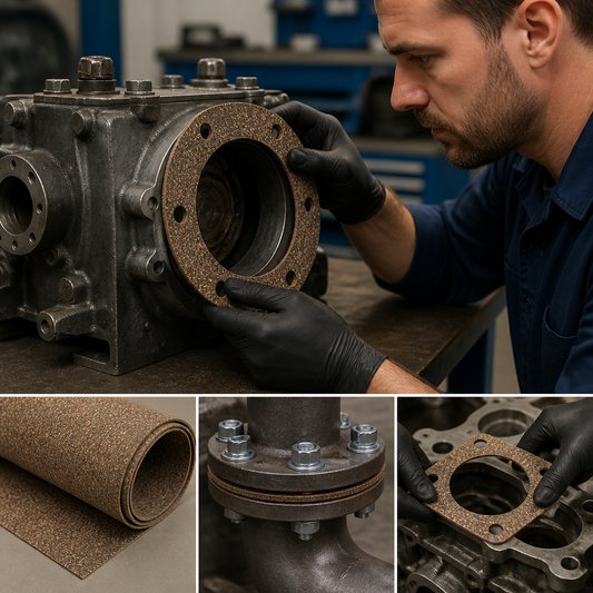 Nitrile Bonded Cork Rubber Pads for General Purpose Gasketing