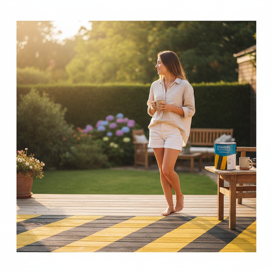 Premium High-Performance Anti-Slip Decking Paint for Wood, Fiberglass, and Metal Surfaces - Durable and Weather-Resistant Finish