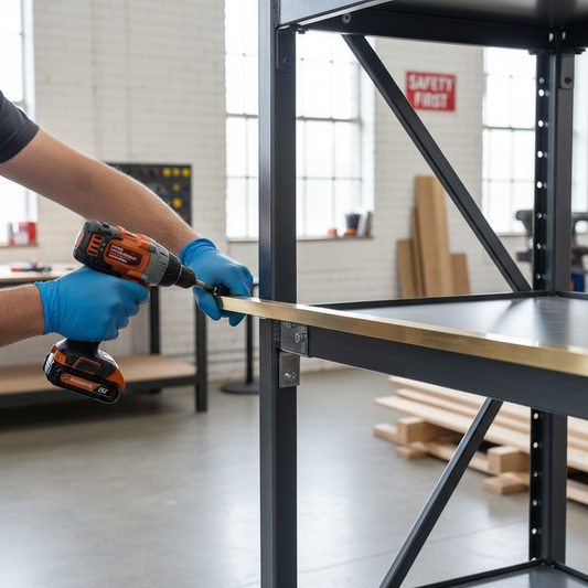 38.1mm (1 1/2") Brushed Polished Brass Square Bar