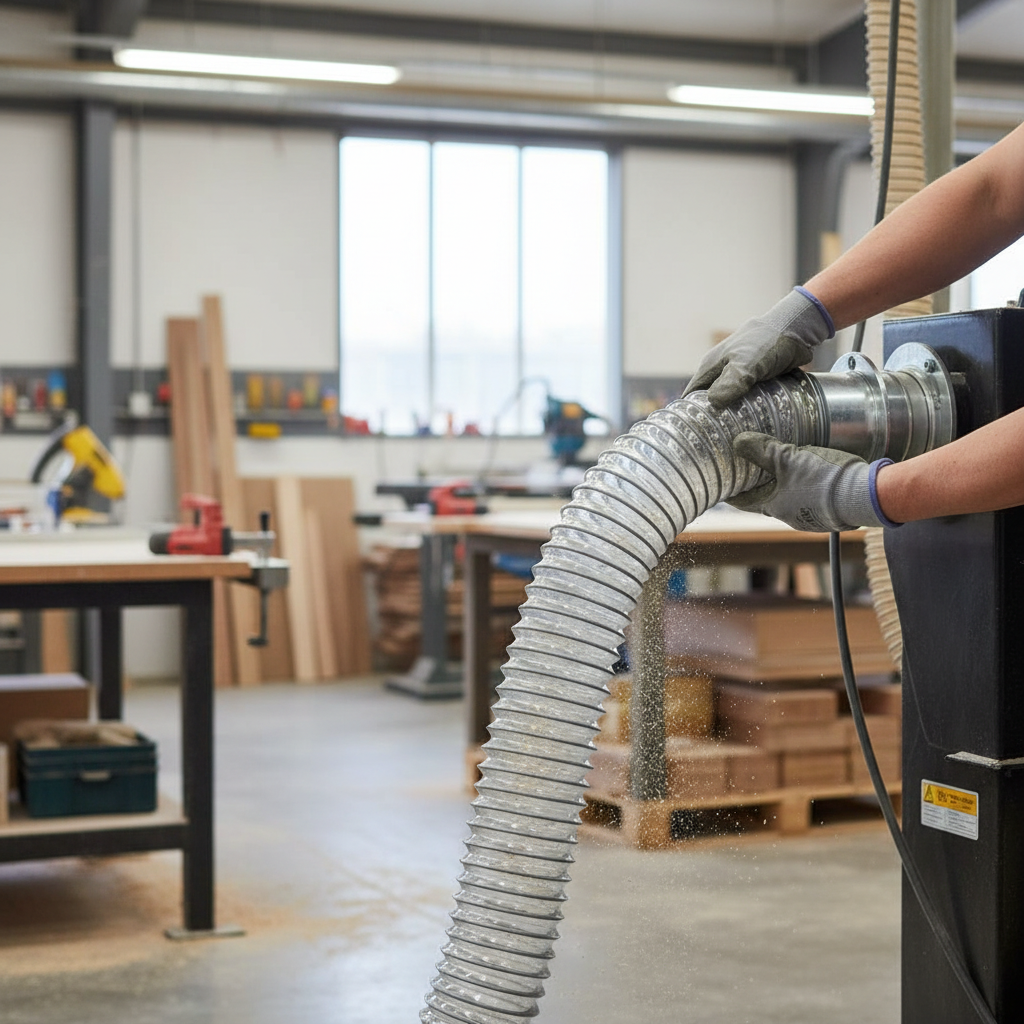 Premium Smooth Bore Polyurethane Ducting - Flexible, Lightweight, Abrasion Resistant for Light Solids and Dusts
