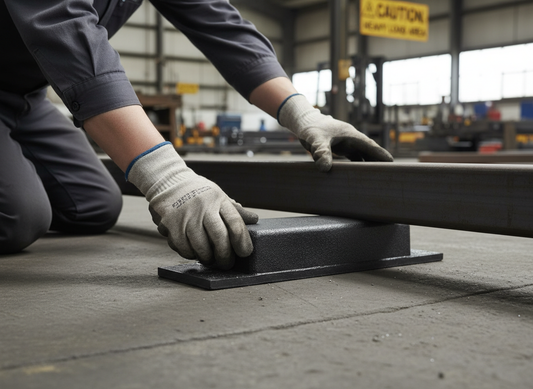 Premium Rubber Tipper Pads for Chassis Protection 150 x 40 x 30 mm, Reducing Noise and Wear