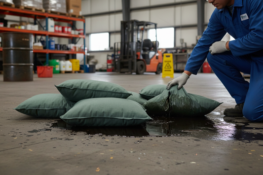 Maintenance Absorbent Pillows - MC16-59 || Absorbs 59ltr Per Pack of 16