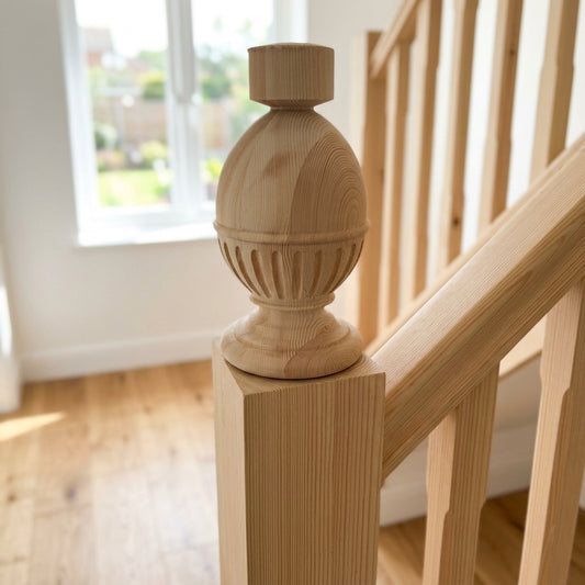 115mm Reeded Cap Pine