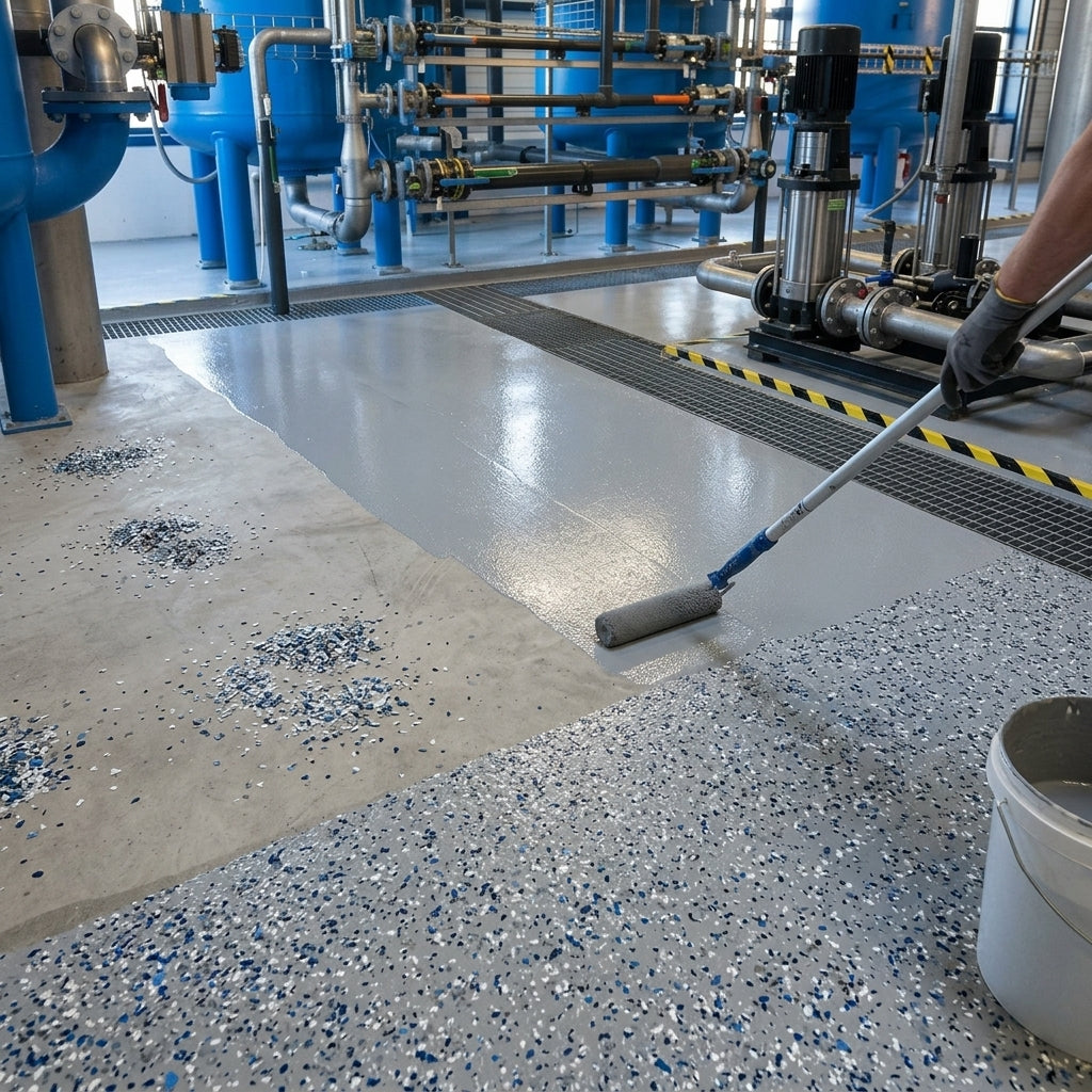 High Build Epoxy Floor Coating 5kg - Acid Resistant