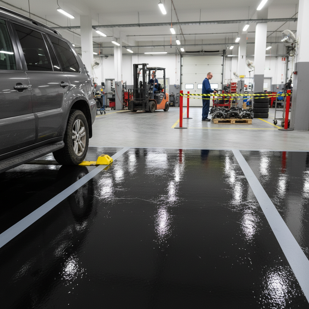 Premium High-Performance Garage Floor Paint with Excellent Chemical Resistance for Concrete and Metal Surfaces