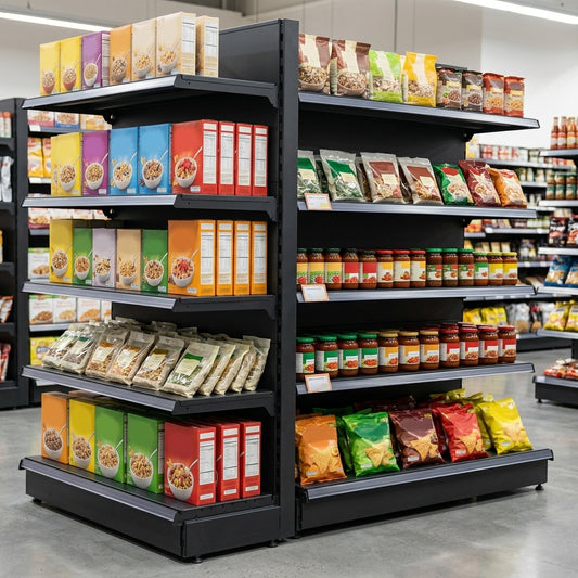 1.8m High End Promo Bay Shelving Unit with Base Shelf