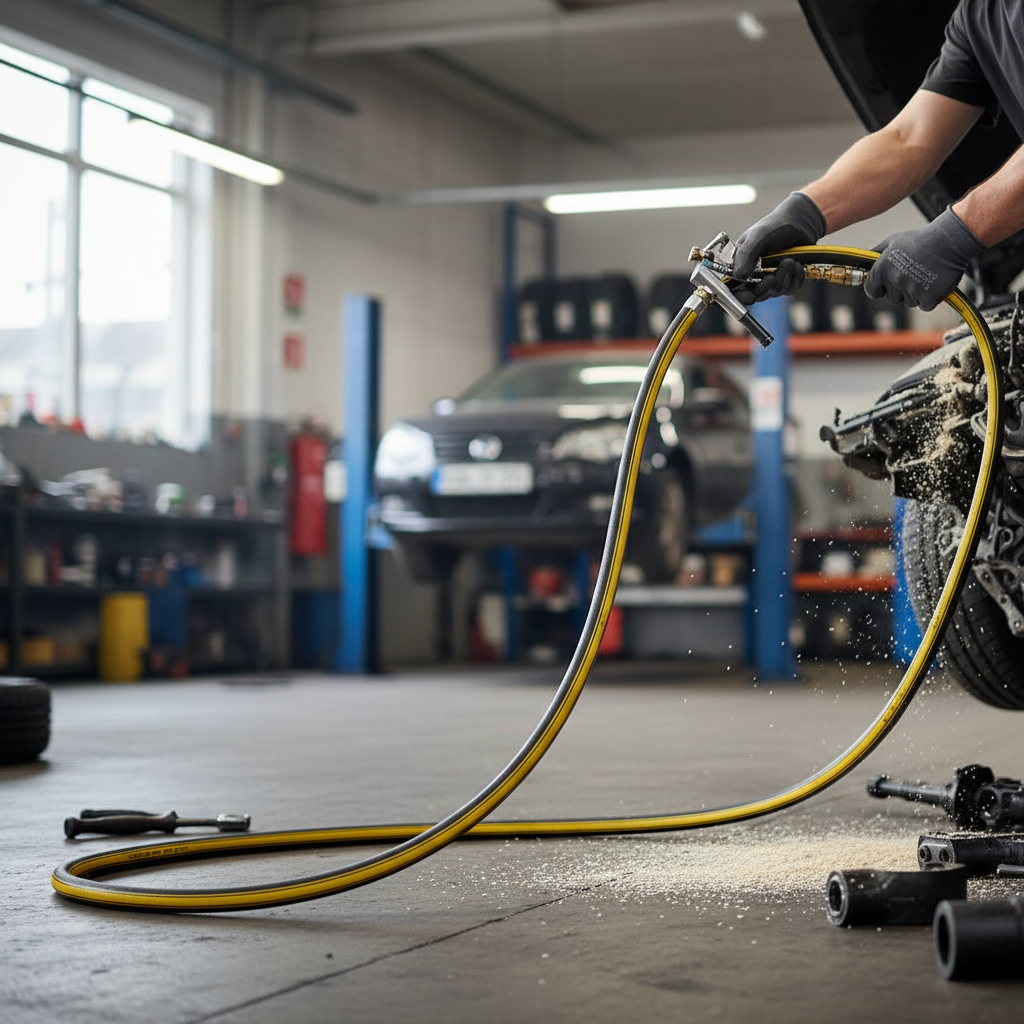 Premium Heavy Duty 20bar Long Length TPR Compressed Air Hose with UV Resistance and Abrasion Protection