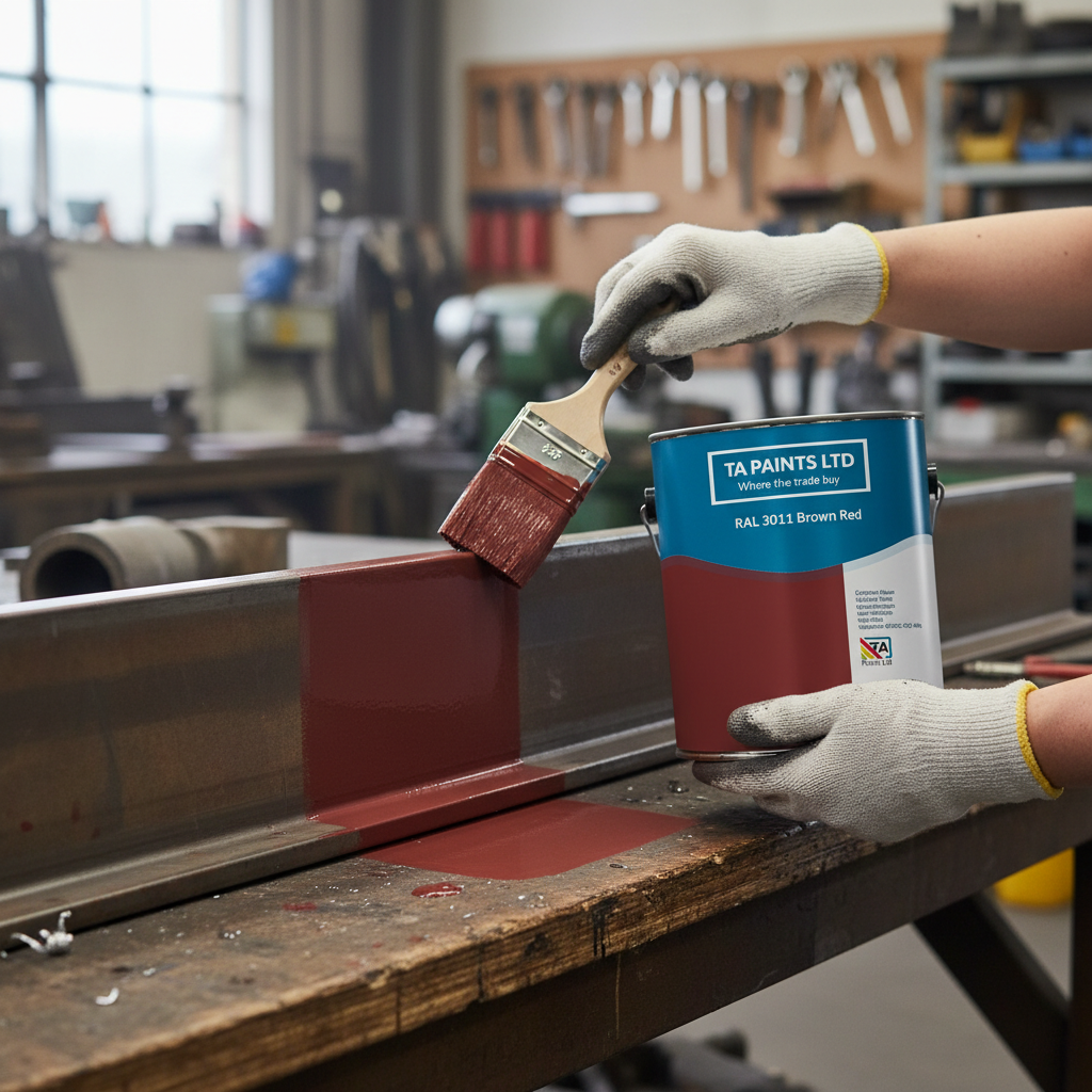 Premium RAL 3011 Brown Red Paint - High-Performance Coating for Industrial and Commercial Use