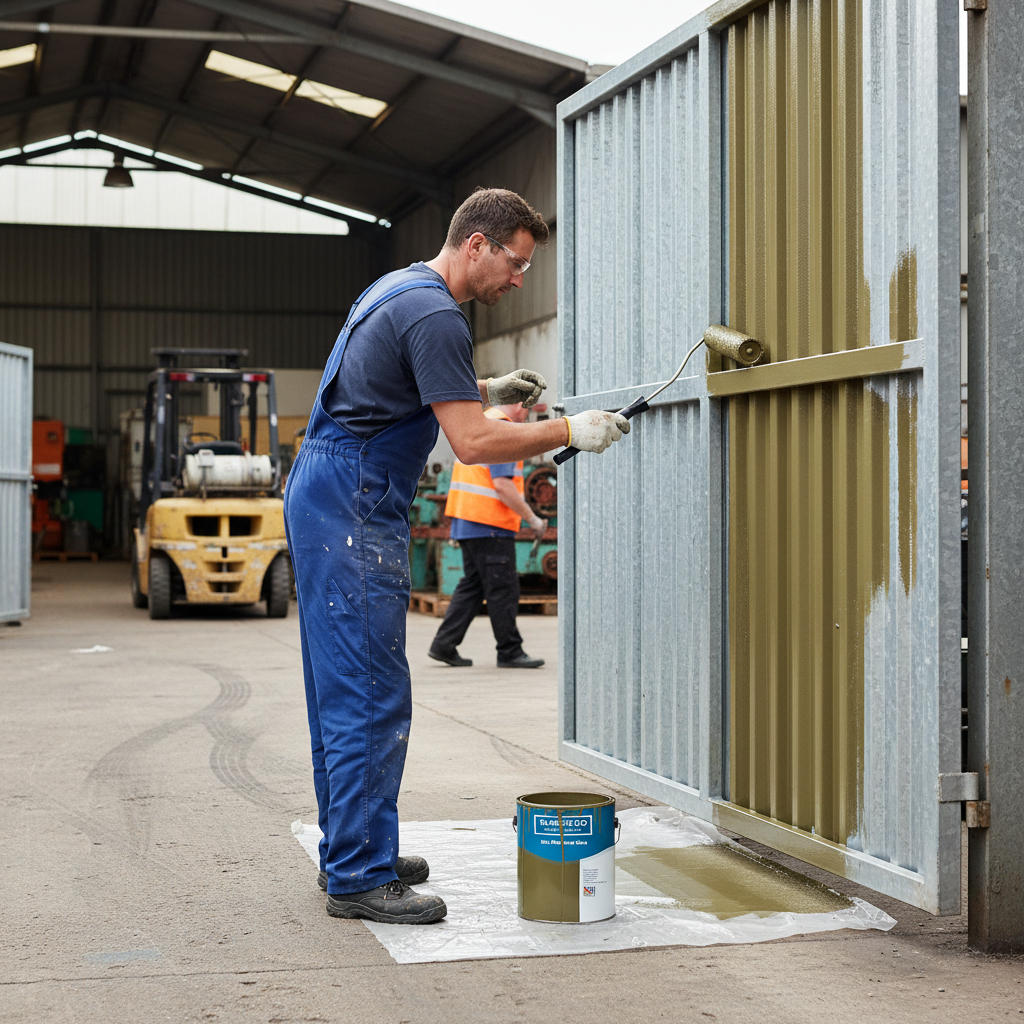 Premium Universal PU Enamel Paint in Khaki Olive - Durable, Weather-Resistant Finish for Indoor and Outdoor Use