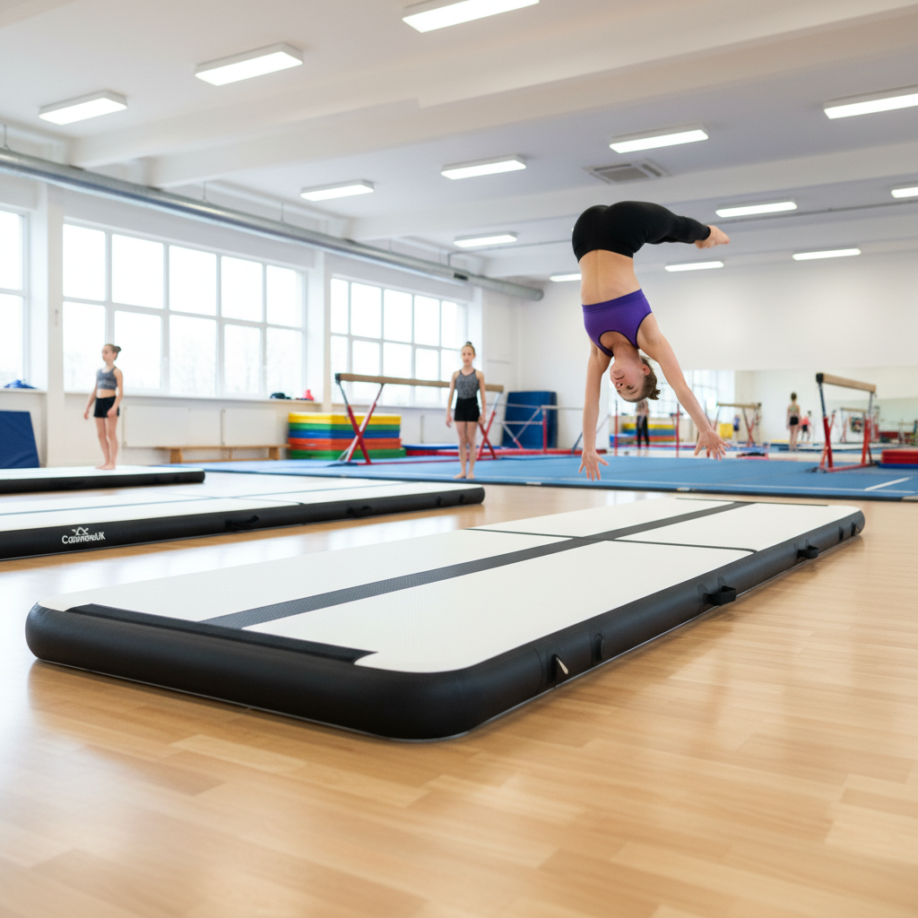Professional 3m x 1m x 10cm Air Track with Velcro Strips for Enhanced Safety and Performance