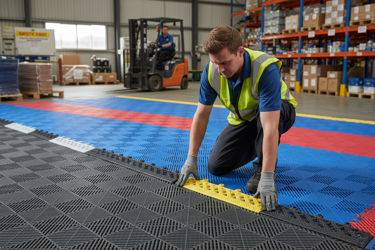Professional PVC Bevel Edge Tiles for Enhanced Safety, Comfort, and Versatile Applications