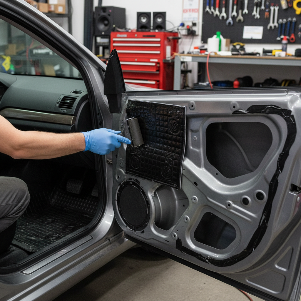 Premium Sound Deadening Damping Mat - 3mm Thickness, 15 Sheet Pack for Automotive Noise Reduction and Vibration Control