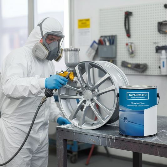 High-Performance Quick-Drying Enamel Resin Wheel Paint for Durable Finish on Steel and Primed Substrates