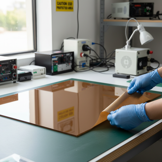 Premium Static Dissipative Acrylic Sheet - High Clarity, Lightweight, and Durable for ESD Protection