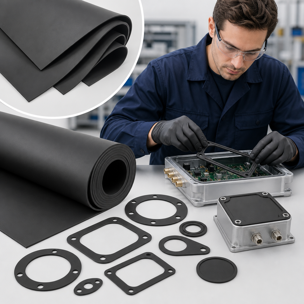 Electrically Conductive Black Silicone Sheet for Gasket Applications