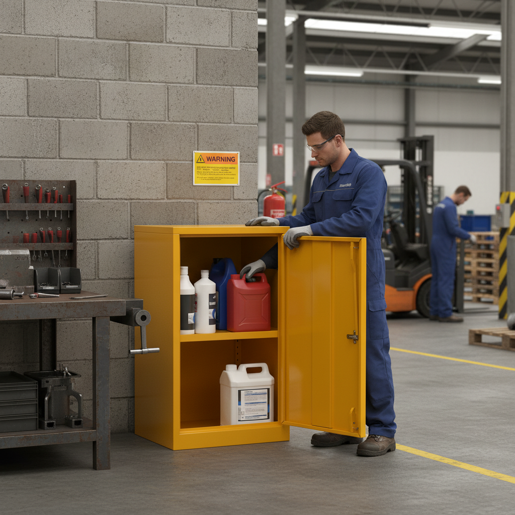 Flammable Liquids Cabinet - HSC30/18 ||L457mm x W457mm x H762mm