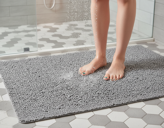 Premium Large Anti-Slip Bath and Shower Mat - Non-Slip Design with Quick Drying Features for Maximum Safety and Comfort