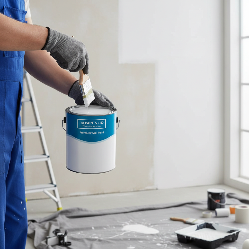 Premium Universal PU Enamel Paint in RAL 9018 Papyrus White - Quick-Drying, Durable Finish for Indoor and Outdoor Use