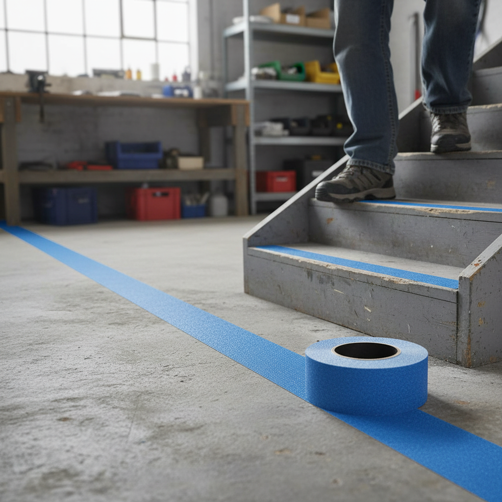 Premium Heavy Duty Anti-Slip Tape Roll - Industrial Grade Traction for Indoor and Outdoor Use