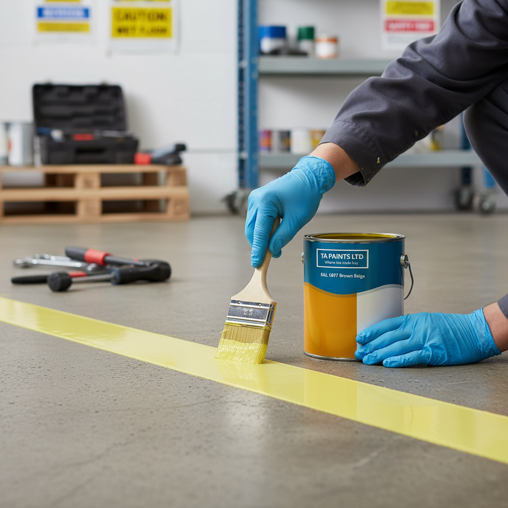 Premium Bright Daffodil Yellow Paint for Commercial Use - Vibrant and Cheerful Finish for Retail Spaces