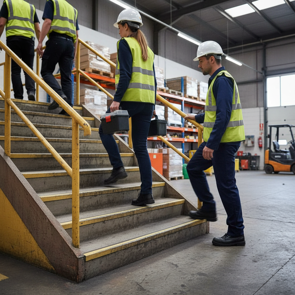 Heavy Duty Anti-Slip GRP Stair Nosings - Safe, Durable Step Edge Protection in Various Lengths