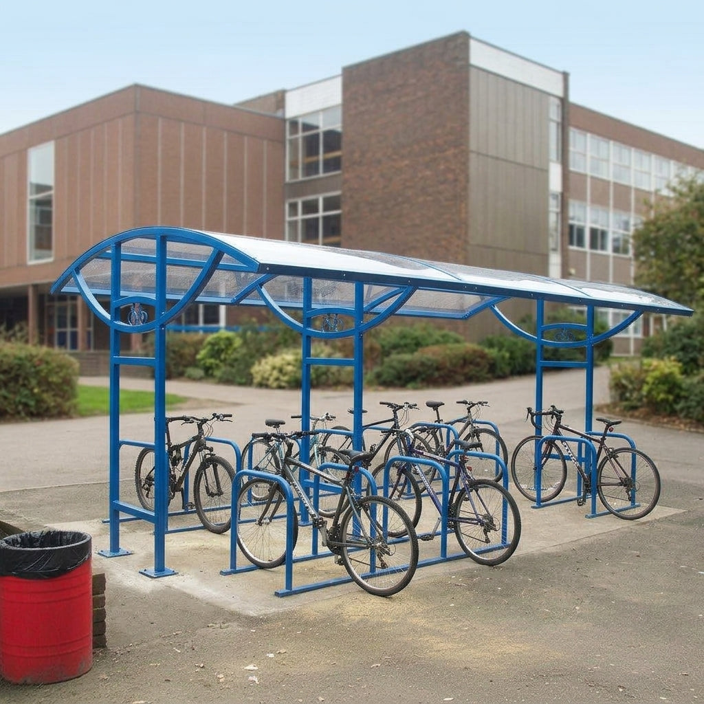 Steel Cycle Shelter 60mm Strongbox Frame 20–60 Capacity